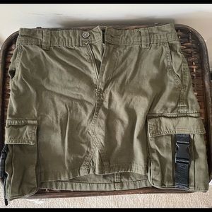 Cargo Green Skirt